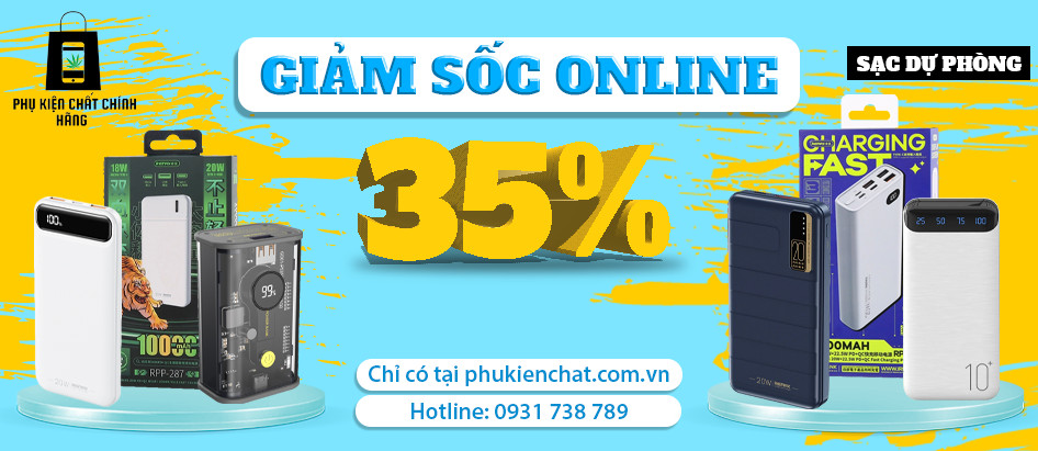 Phụ kiến chính hãng đồng giảm giá 35%