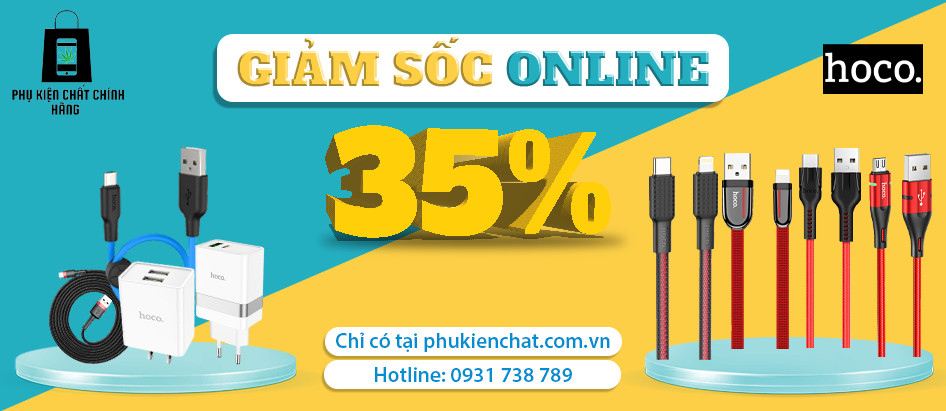 Thương hiệu Hoco giá sốc giảm 35%